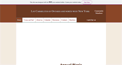 Desktop Screenshot of laycarmelites.org