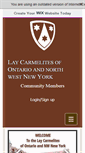 Mobile Screenshot of laycarmelites.org